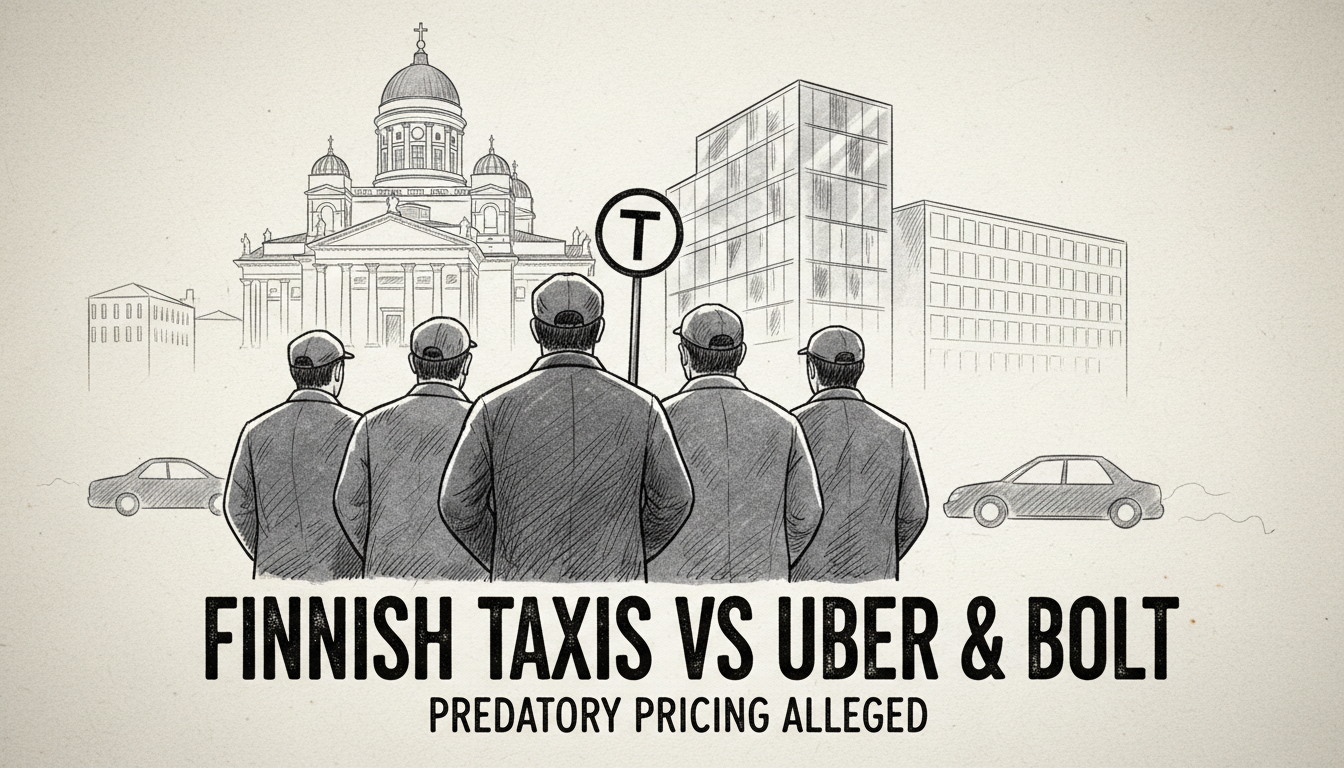 Finnish Taxi Drivers Take Action Against Uber and Bolt Pricing
