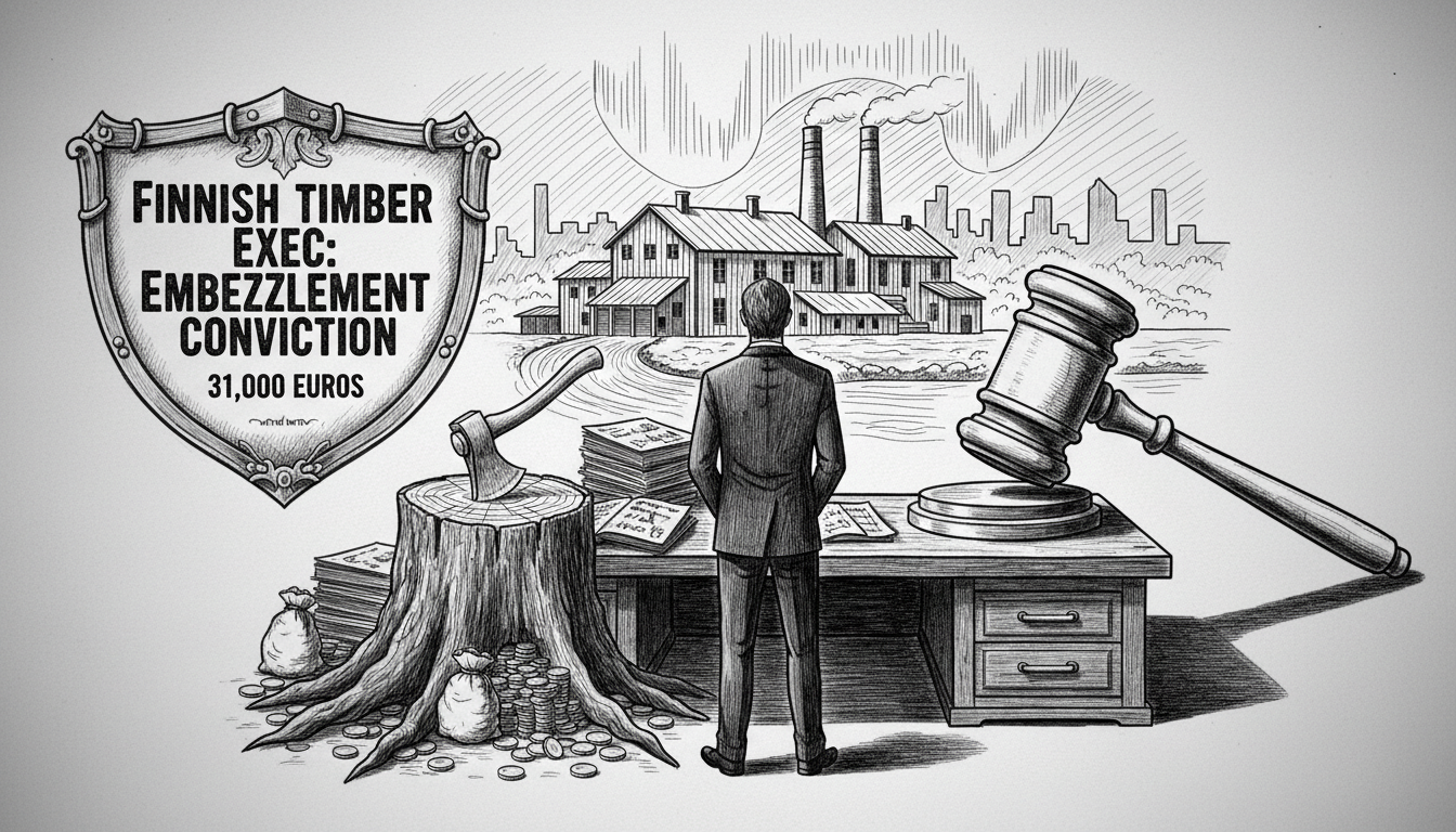 Finnish Timber Executive Convicted for Major Embezzlement in Lappeenranta