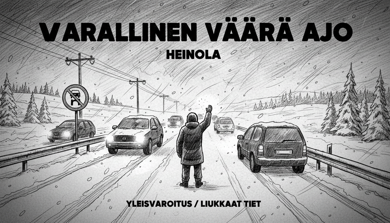 Dangerous Wrong-Way Driving Incident on Finnish Highway