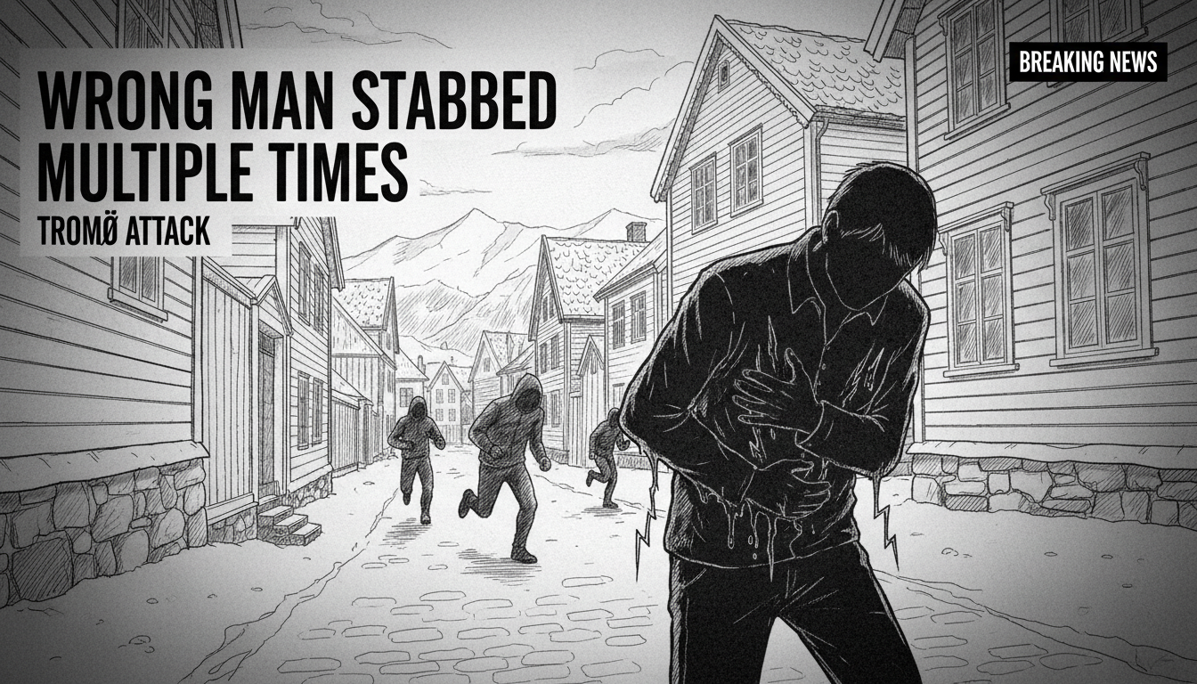 Wrong Man Stabbed Multiple Times in Tromsø Attack