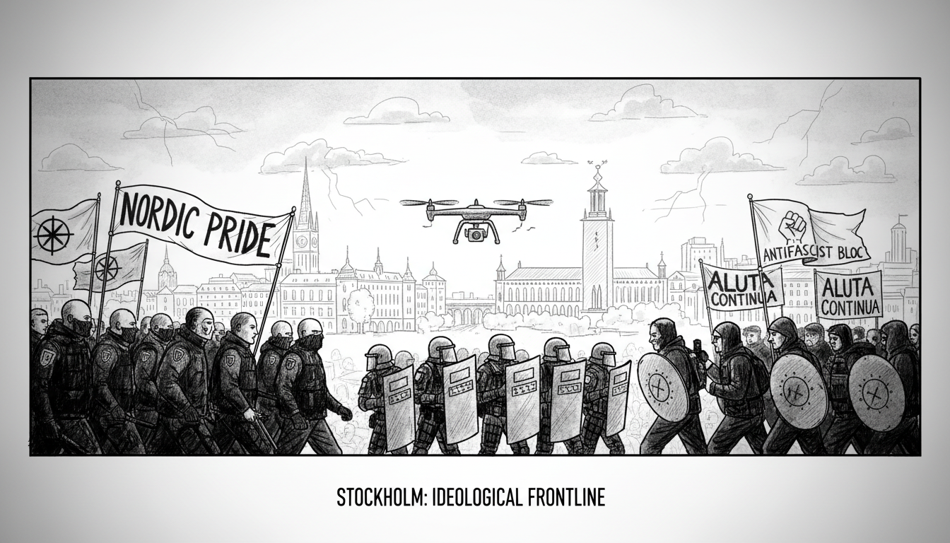 Stockholm Braces for Competing Political Demonstrations