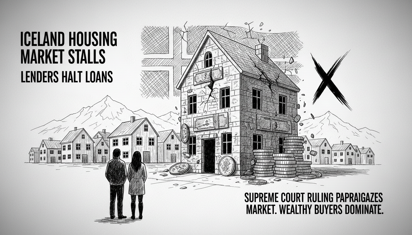 Iceland Housing Market Stalls as Lenders Halt Loans