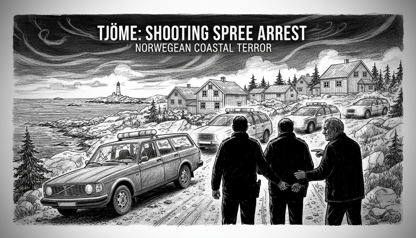 Man arrested after multiple car shootings in Norwegian coastal community
