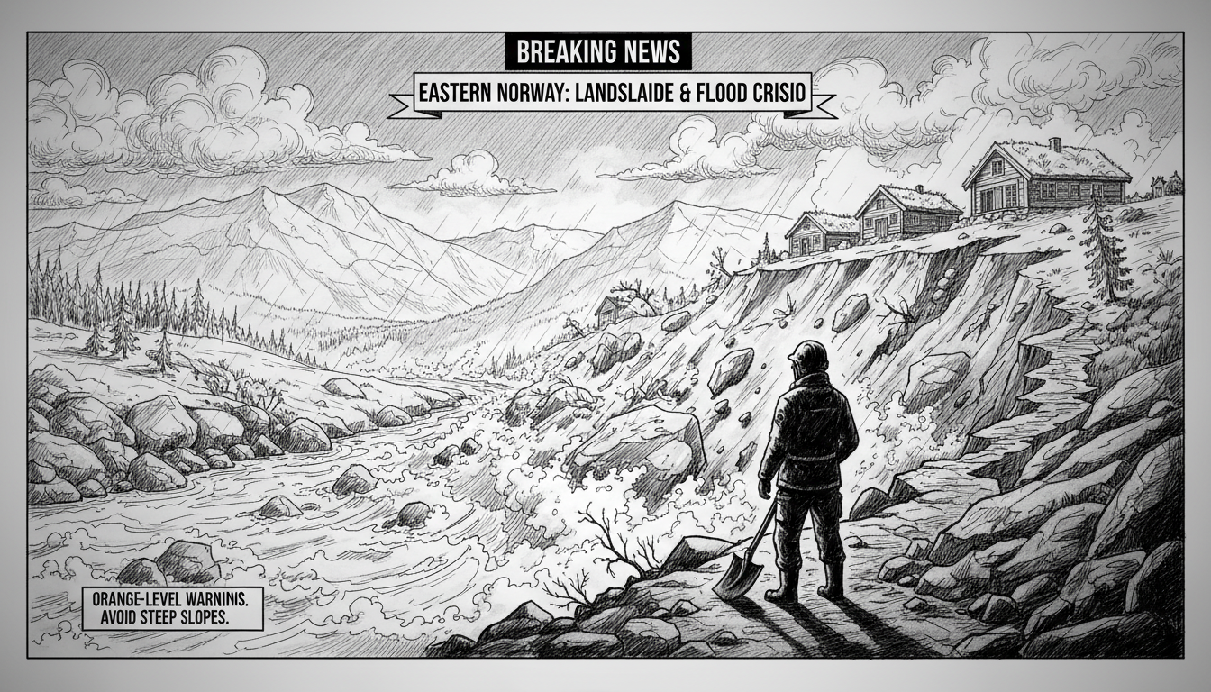 Eastern Norway Faces Landslide and Flood Crisis