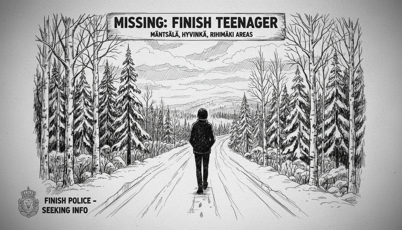 Finnish Police Search for Missing Teenager in Southern Region