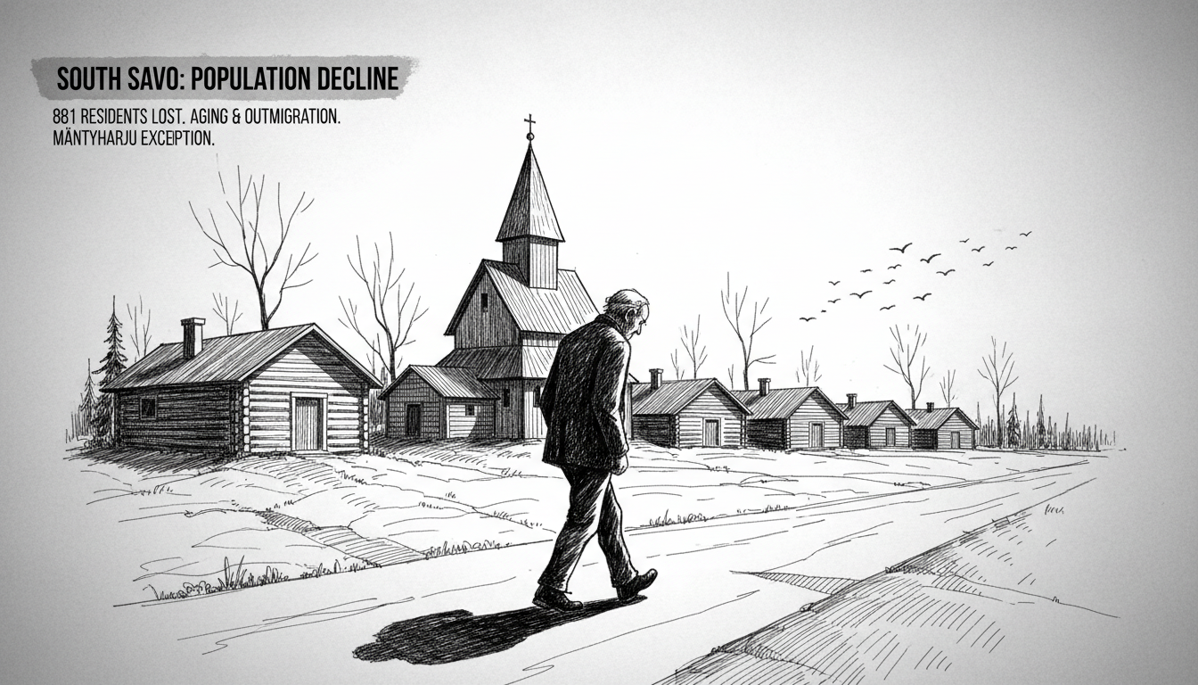 South Savo Records Largest Population Decline Among Finnish Regions