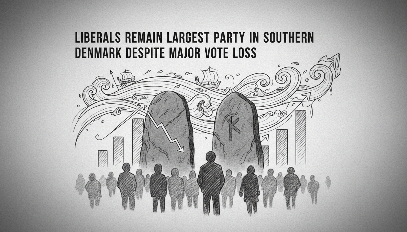 Liberals Remain Largest Party in Southern Denmark Despite Major Vote Loss