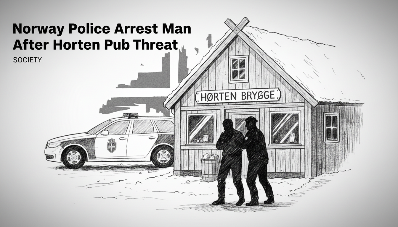 Norway Police Arrest Man After Horten Pub Threat