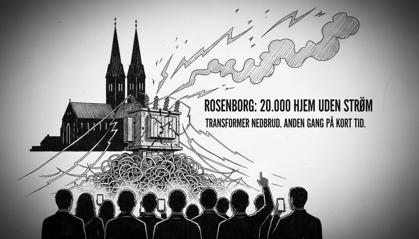 20,000 Homes Without Power in Roskilde Following Transformer Failure