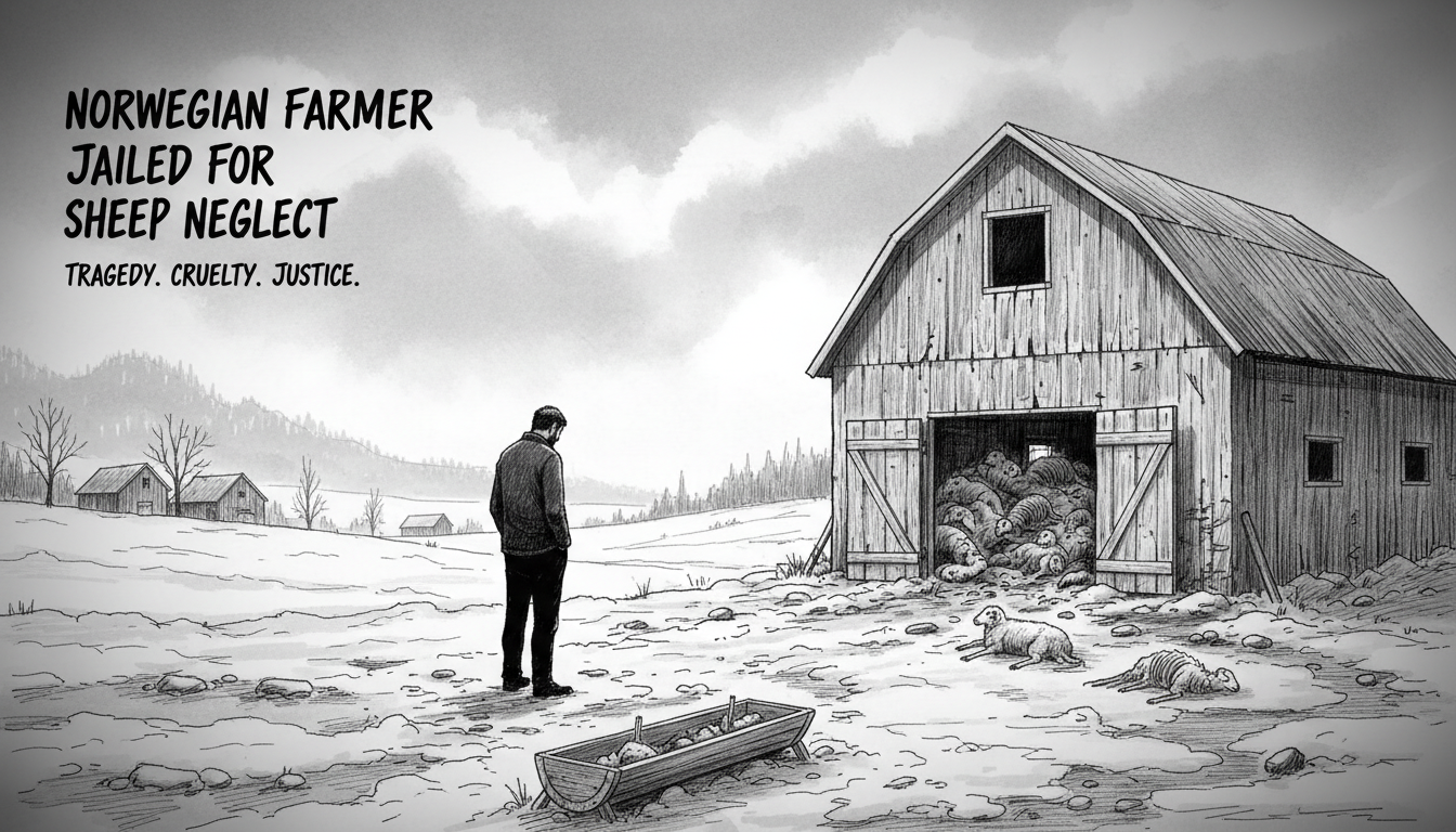 Norwegian farmer sentenced to prison for sheep neglect