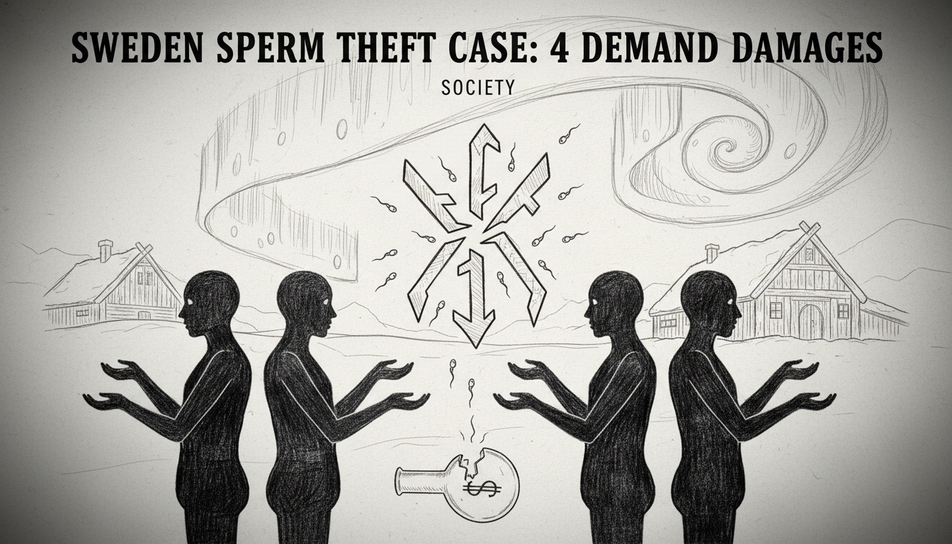 Sweden Sperm Theft Case: 4 Demand Damages
