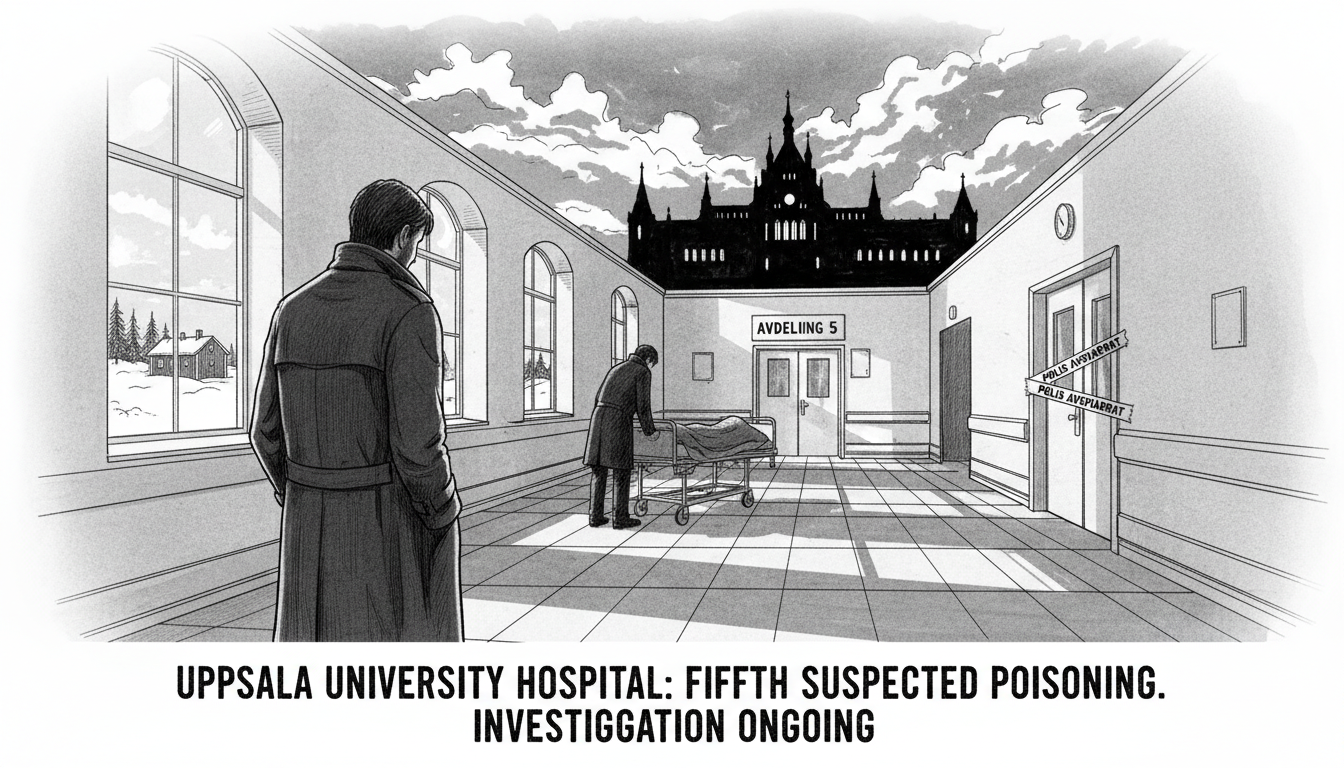 Fifth Suspected Poisoning at Uppsala University Hospital