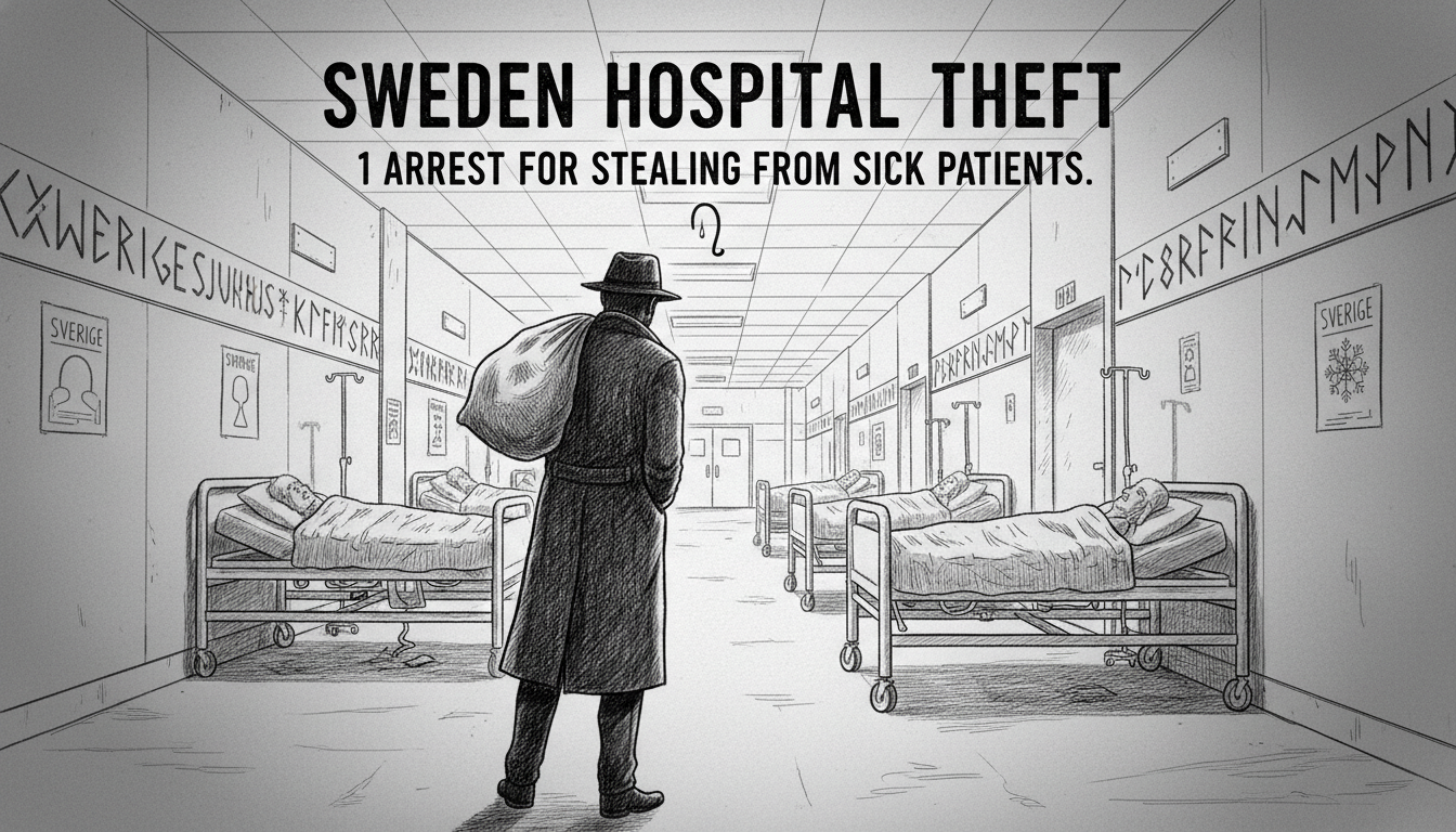 Sweden Hospital Theft: 1 Arrest for Stealing from Sick Patients