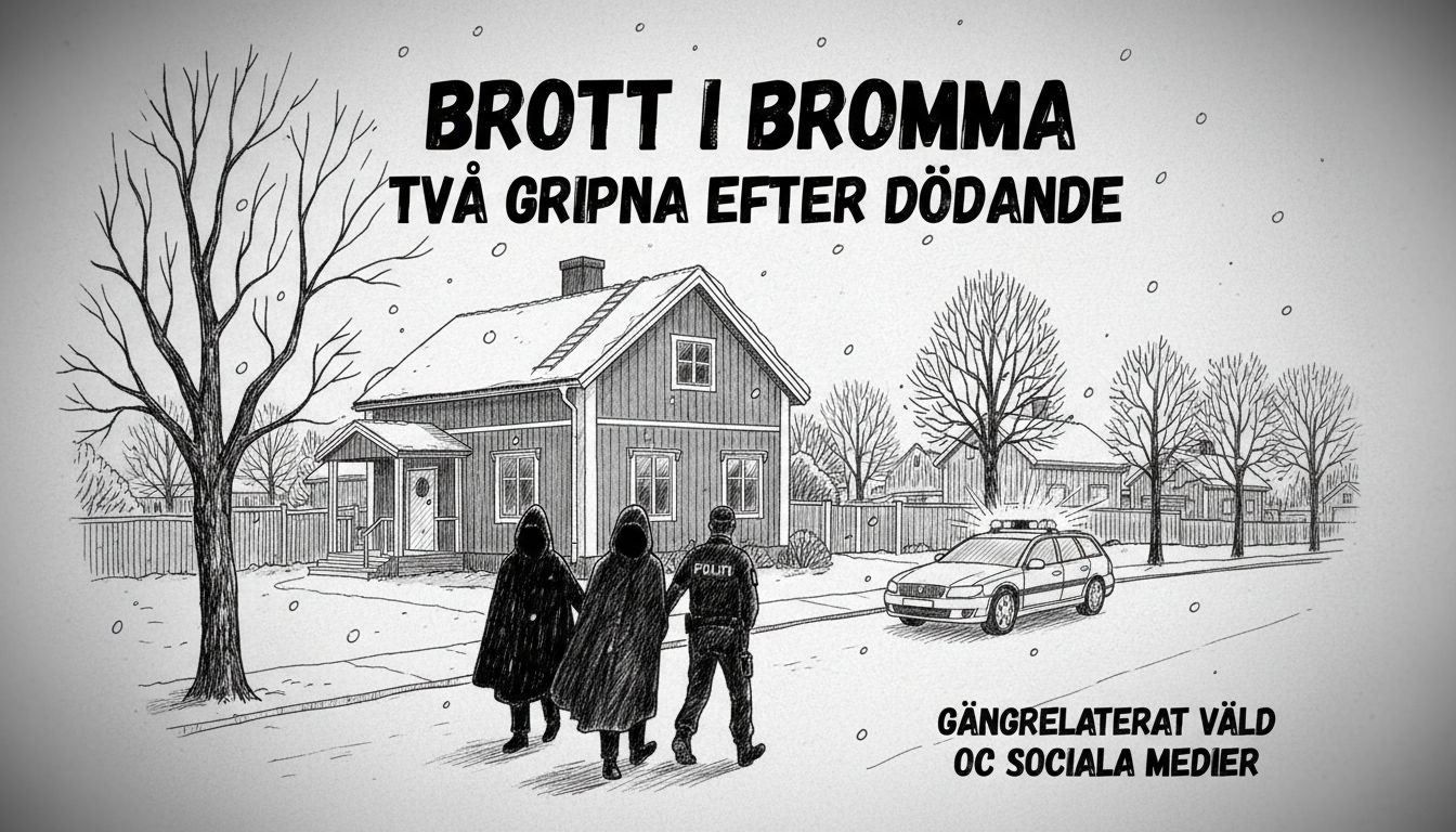 Two Suspects Arrested in Bromma Fatal Shooting