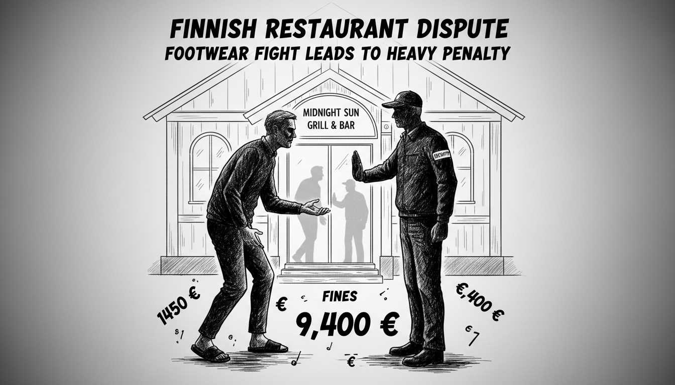 Finnish Entrepreneur Faces Heavy Fines After Restaurant Entry Dispute Over Footwear
