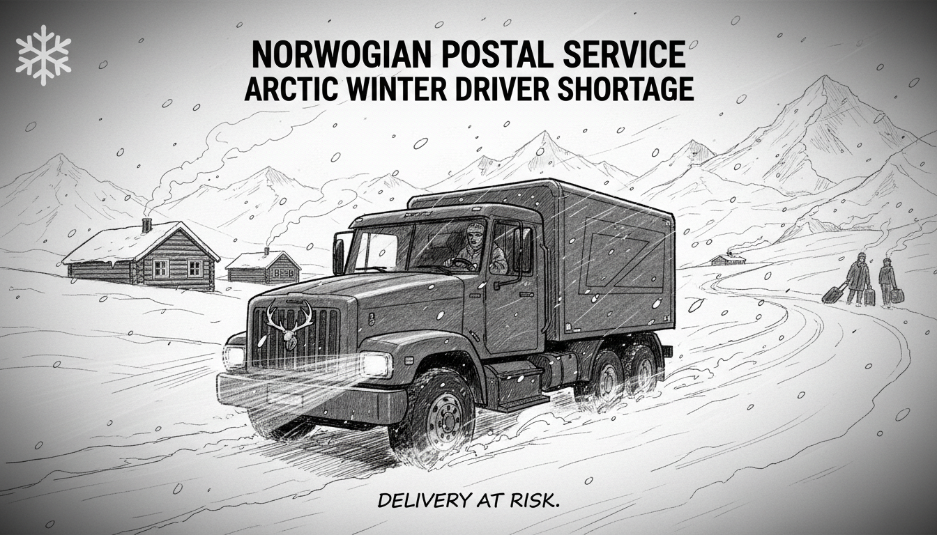 Norwegian Postal Service Struggles to Find Drivers for Arctic Winter Roads