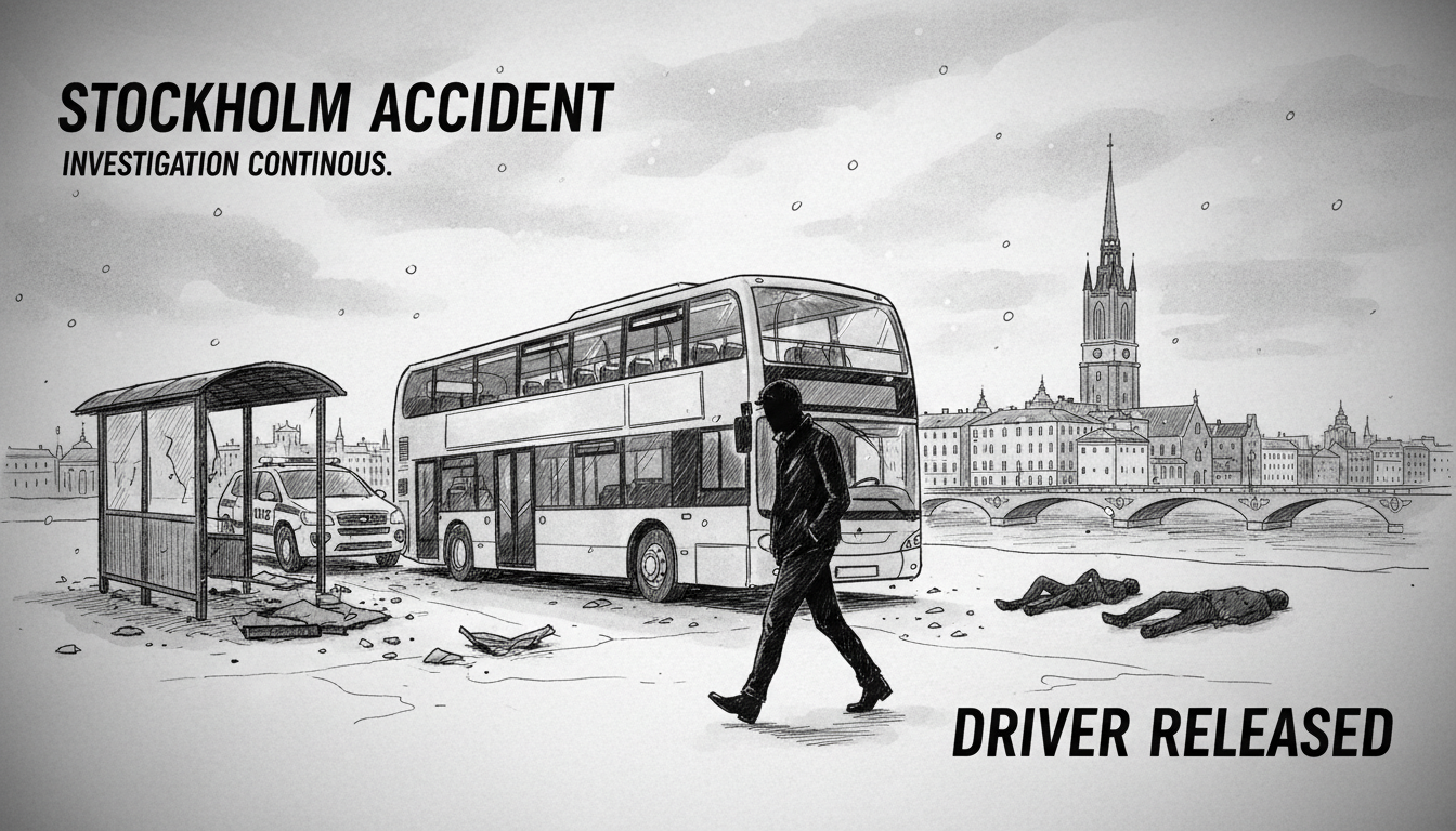 Bus Driver Released After Stockholm Accident That Killed Three