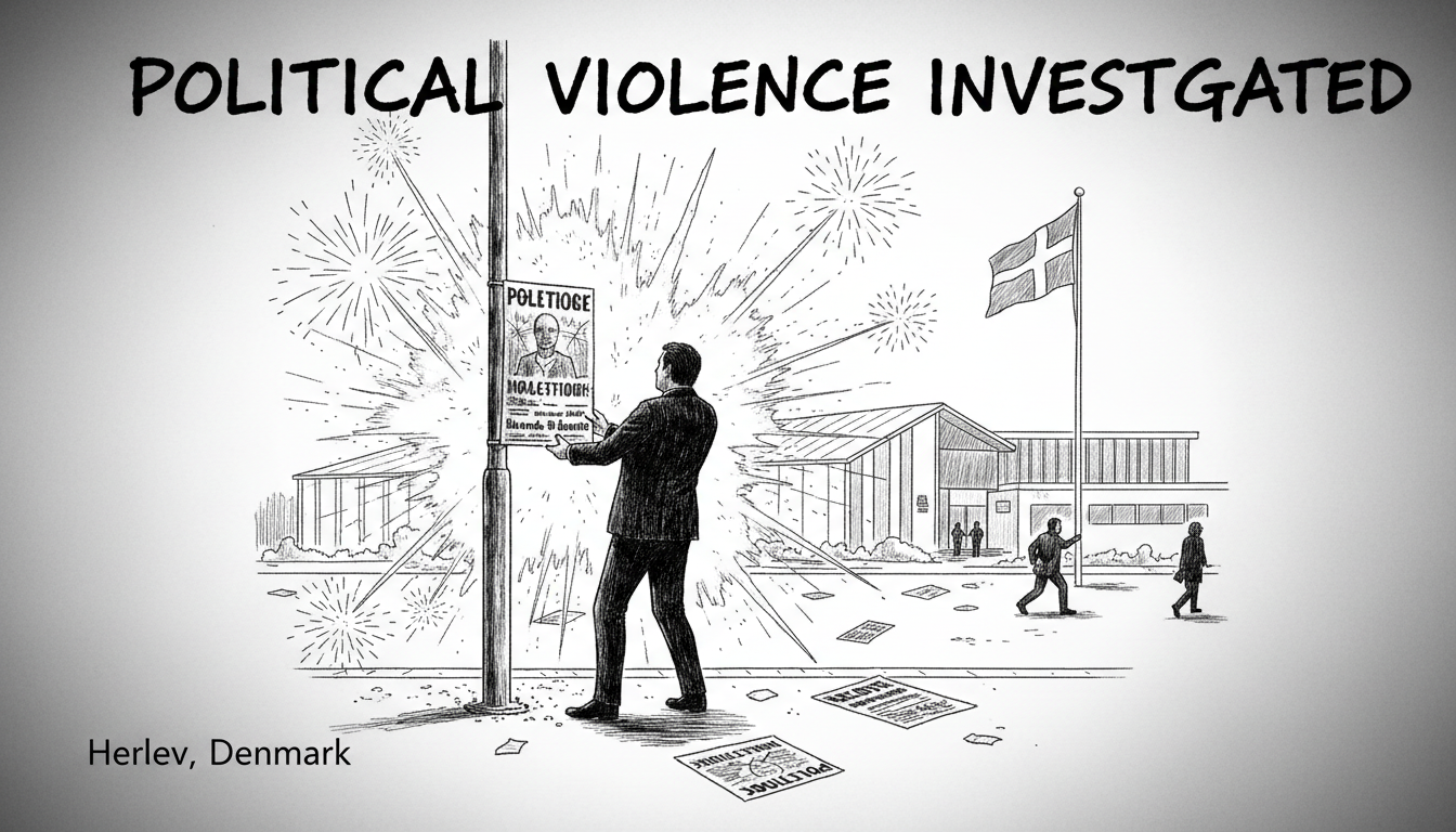 Danish Politician Attacked with Fireworks at Polling Station