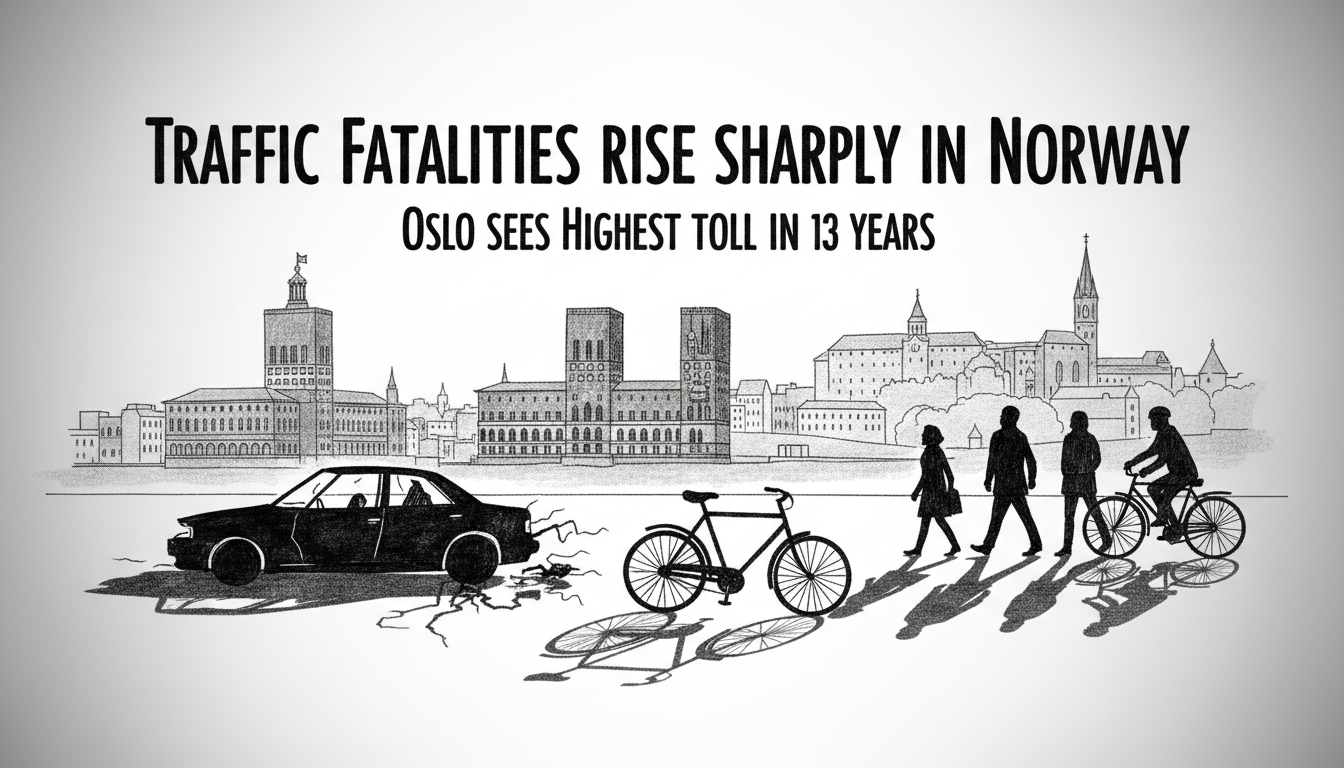 Traffic Fatalities Rise Sharply in Norway, Oslo Sees Highest Toll in 13 Years