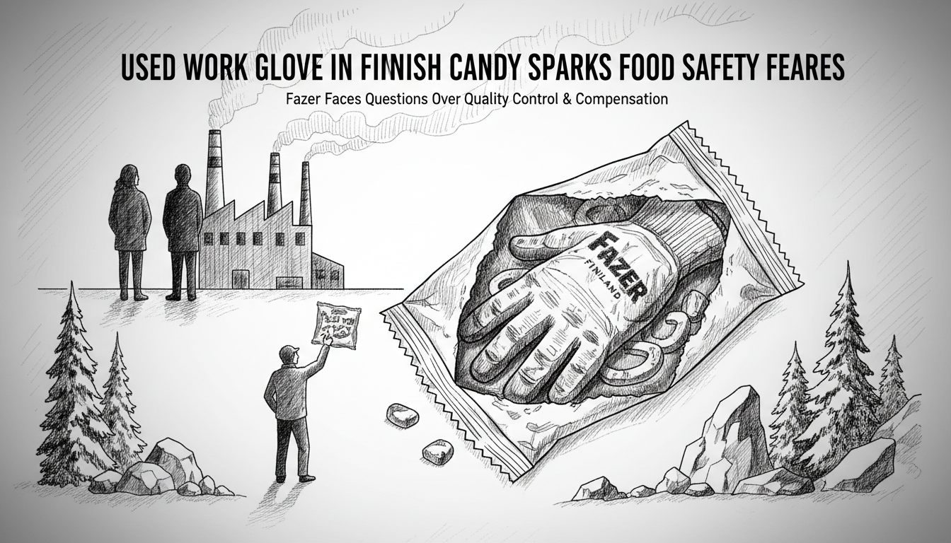 Used Work Glove Found in Finnish Candy Package Sparks Food Safety Concerns