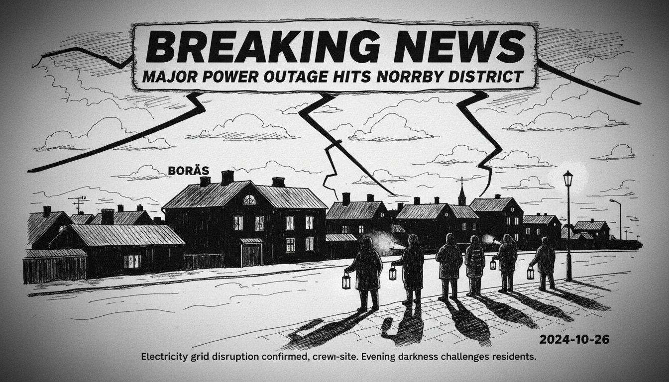 Major Power Outage Hits Norrby District