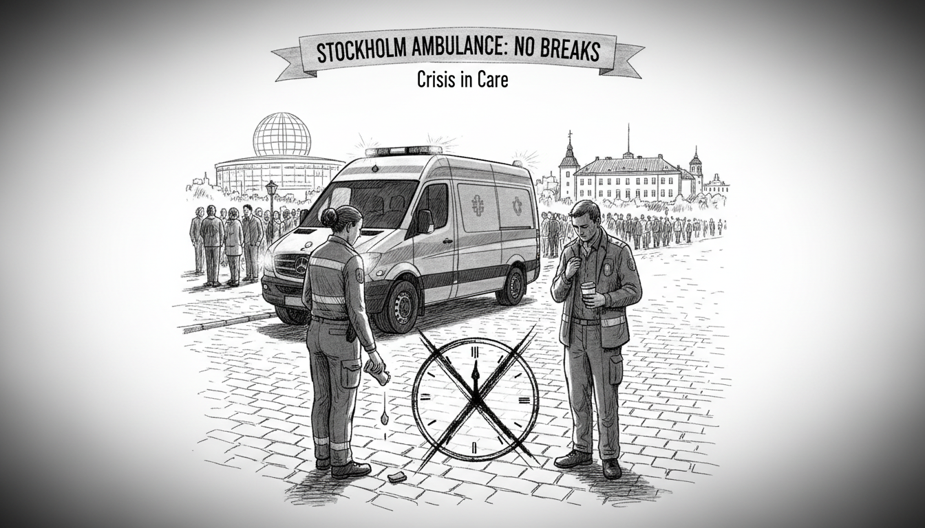 Stockholm Ambulance Staff Ordered to Skip Meal Breaks Amid High Demand