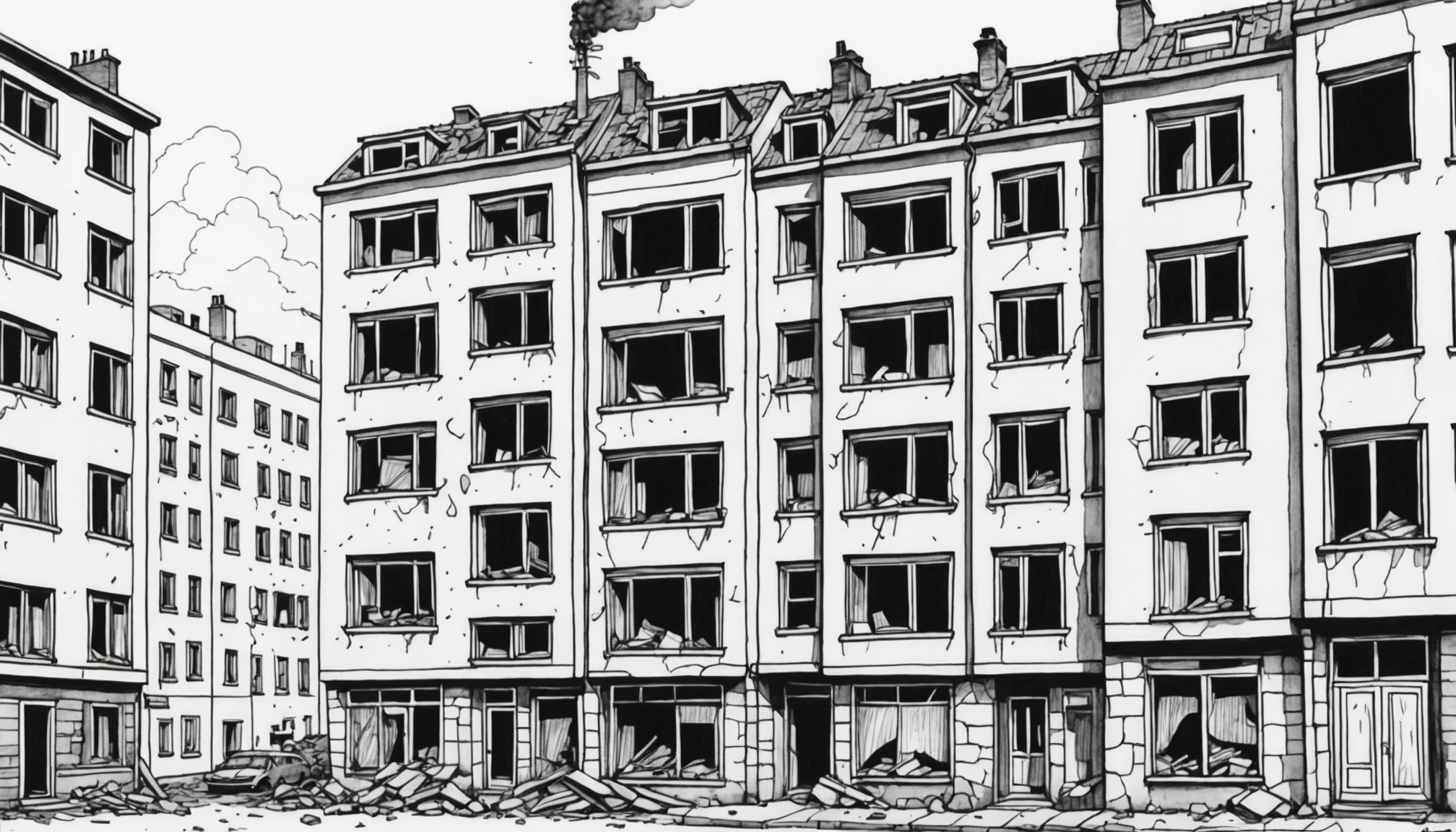 Explosion at Gothenburg Apartment Building