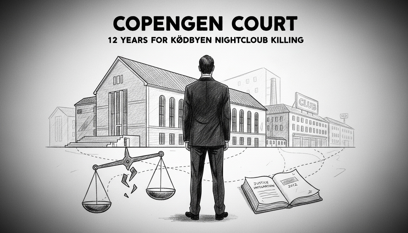 Copenhagen Court Sentences Man to 12 Years for Kødbyen Nightclub Killing