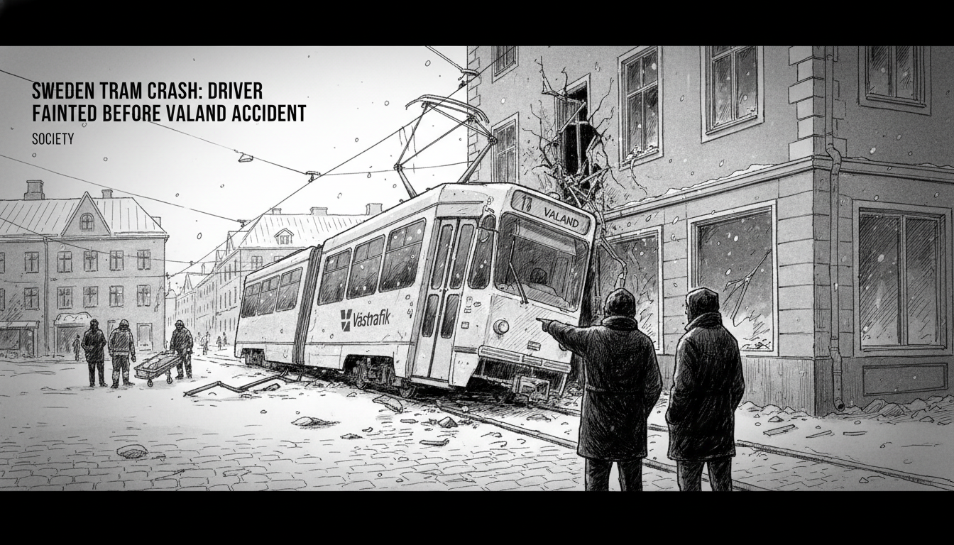Sweden Tram Crash: Driver Fainted Before Valand Accident