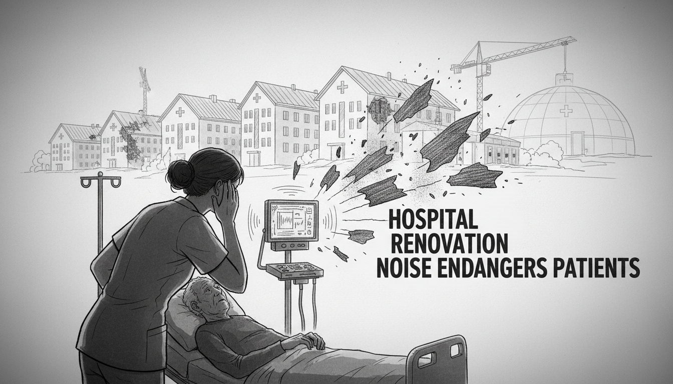 Hospital Renovation Noise Endangers Patients in Finnish Ward