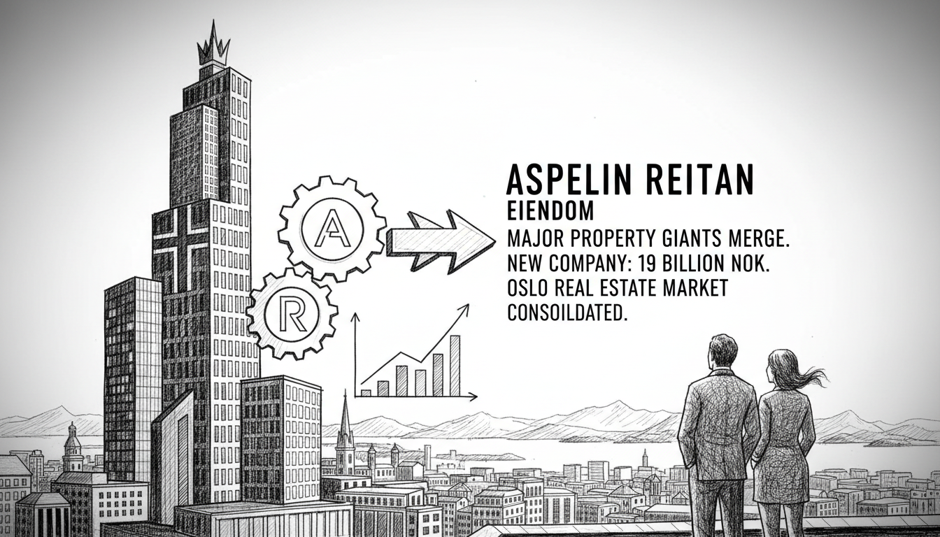 Major Property Giants Merge in Oslo Real Estate Market