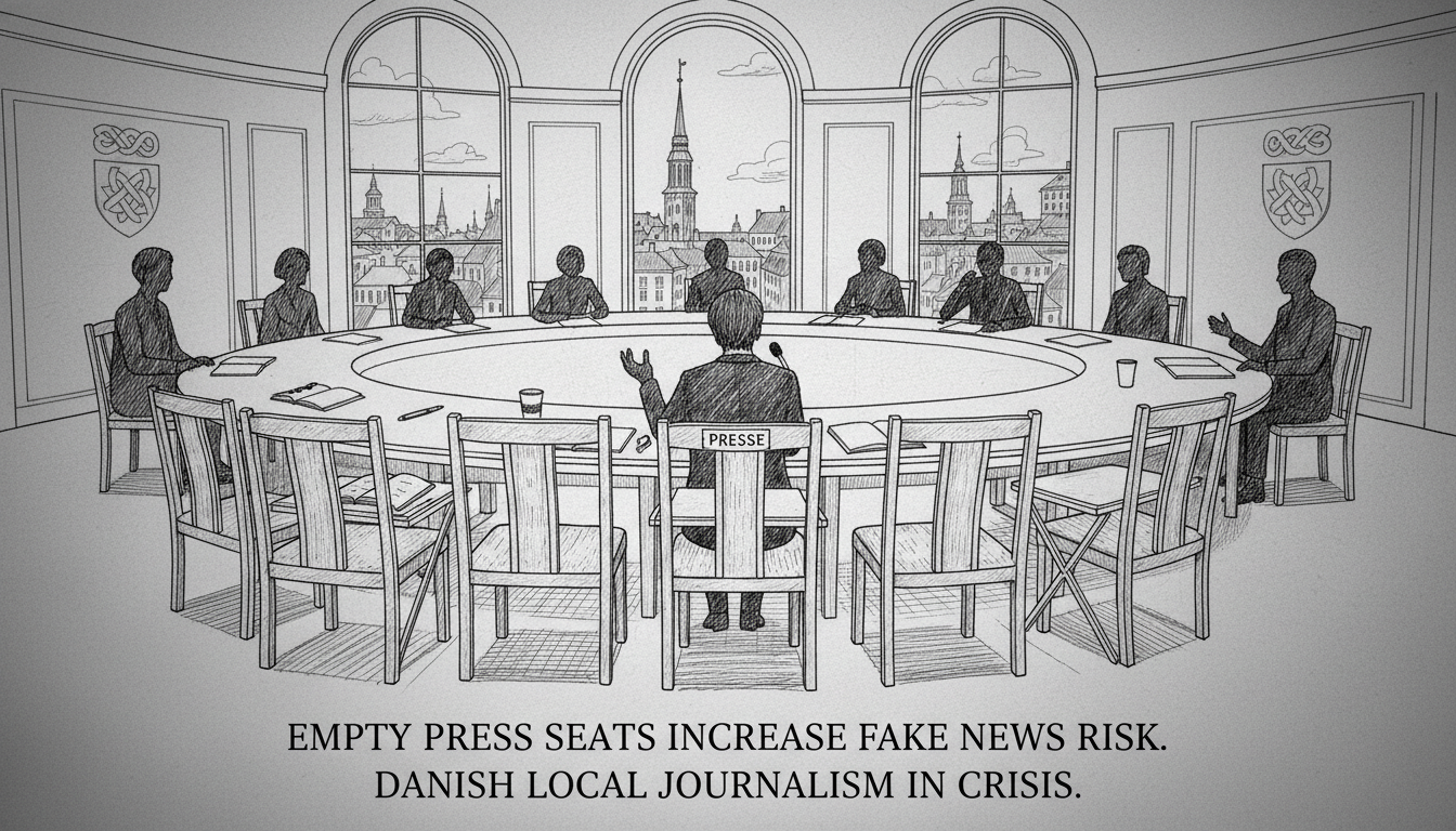 Empty Press Seats in Danish Council Chambers Increase Fake News Risk