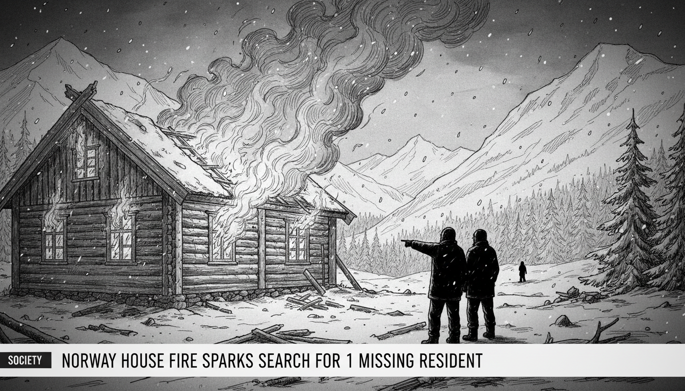 Norway House Fire Sparks Search For 1 Missing Resident