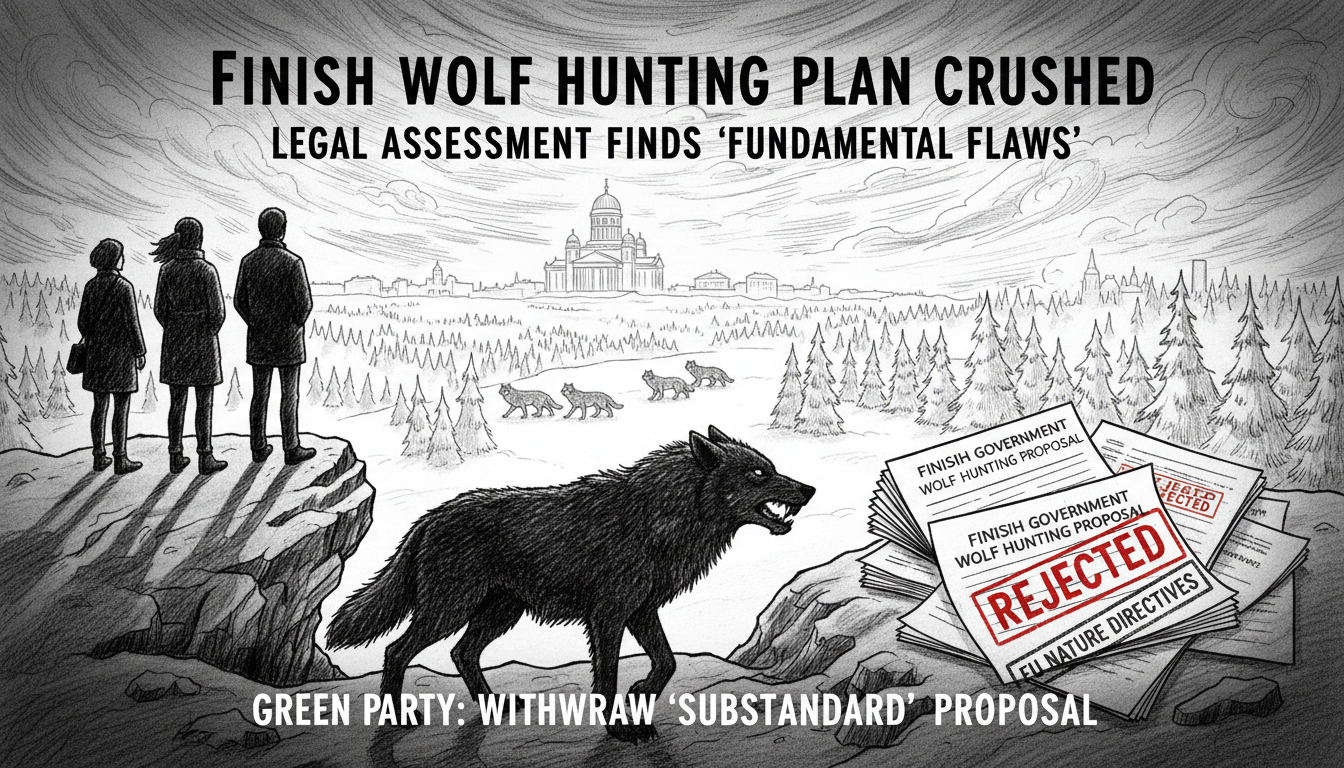 Finnish Government Wolf Hunting Proposal Receives Devastating Legal Assessment