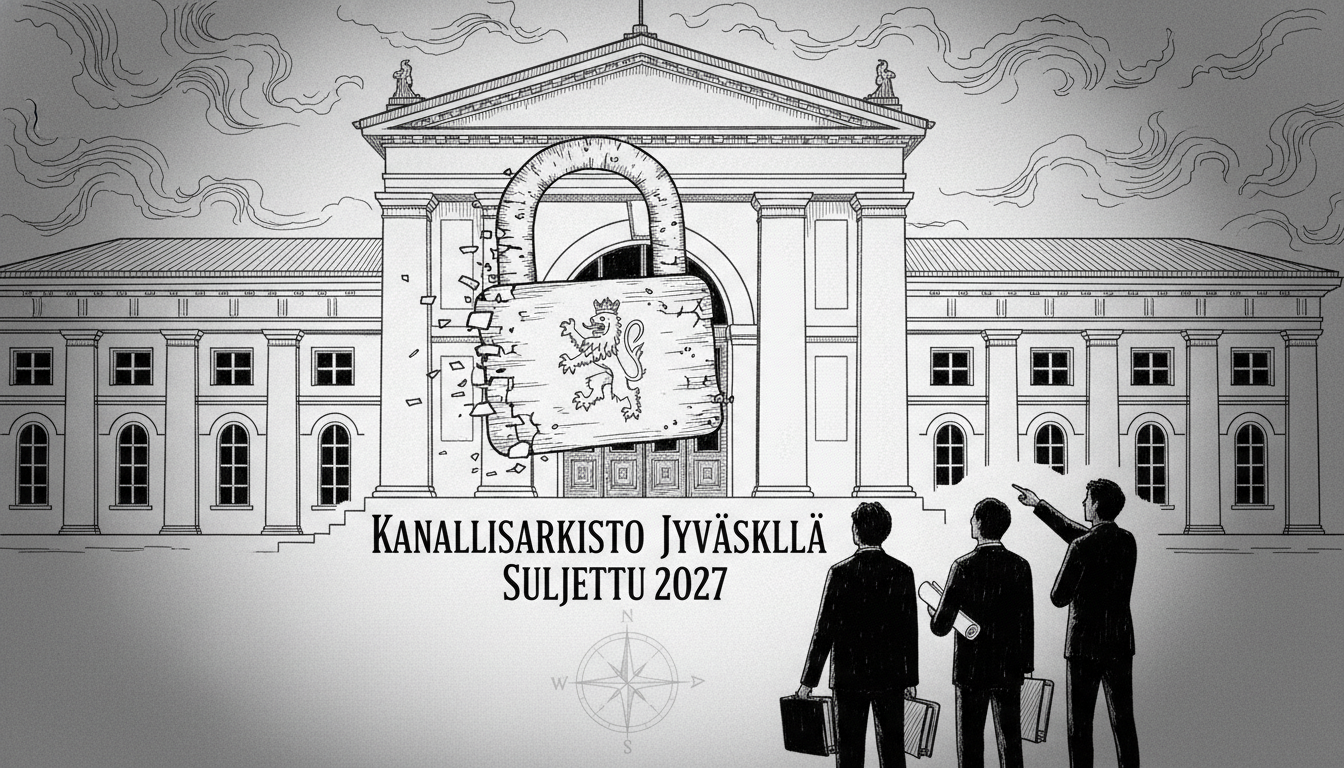 National Archives to Close Jyväskylä Branch Office