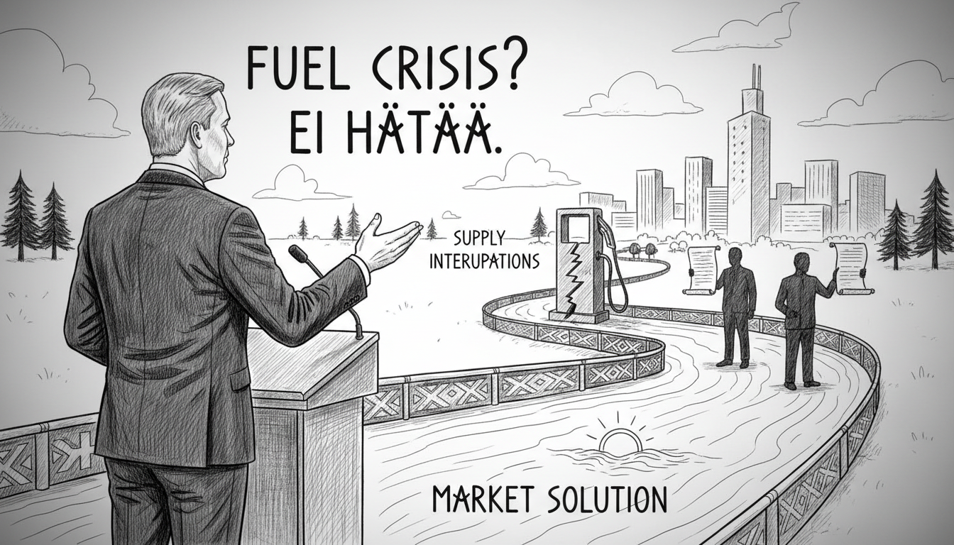Finnish PM Dismisses Fuel Distribution Crisis Concerns