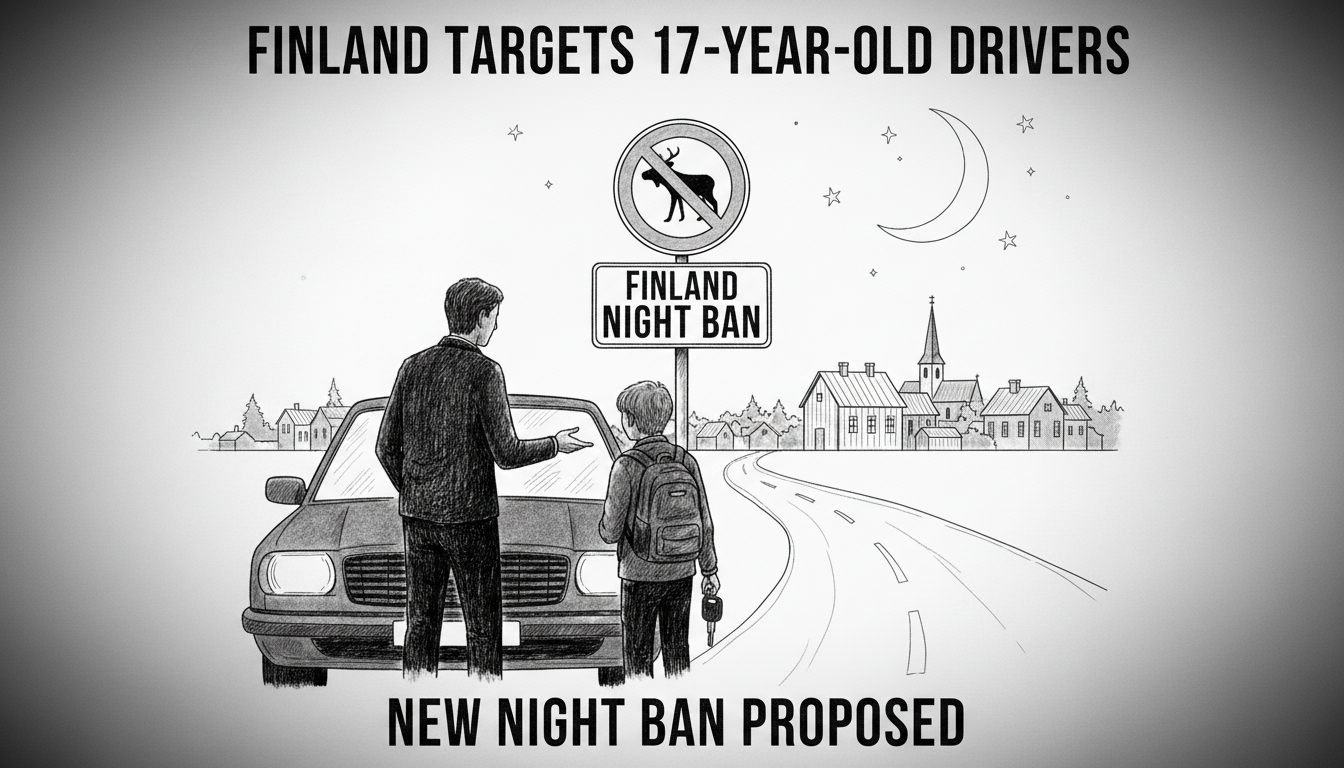 Finland Targets 17-Year-Old Drivers: New Night Ban Proposed