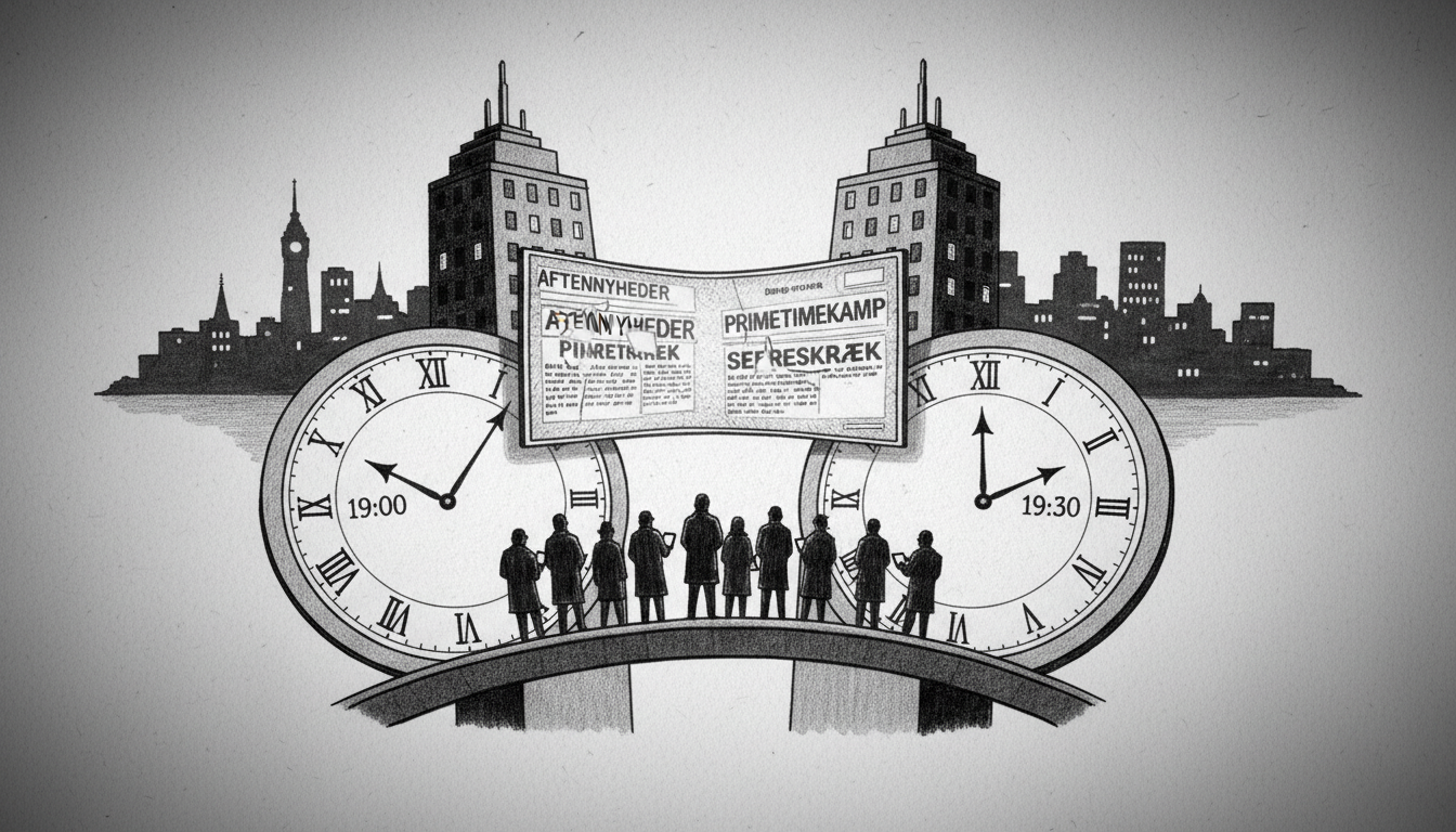 Danish Broadcasters Reschedule Evening News in Prime Time Competition