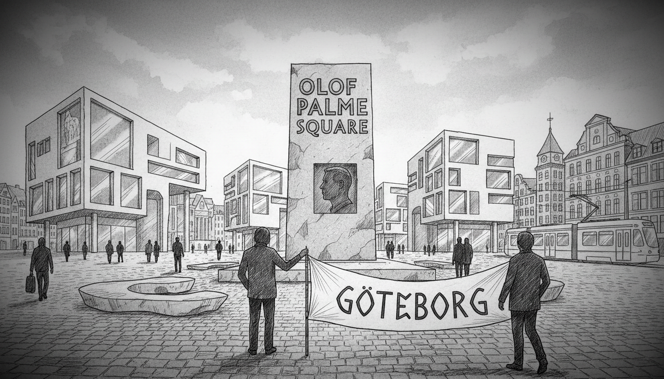 Sweden's Gothenburg Unveils New Olof Palme Square