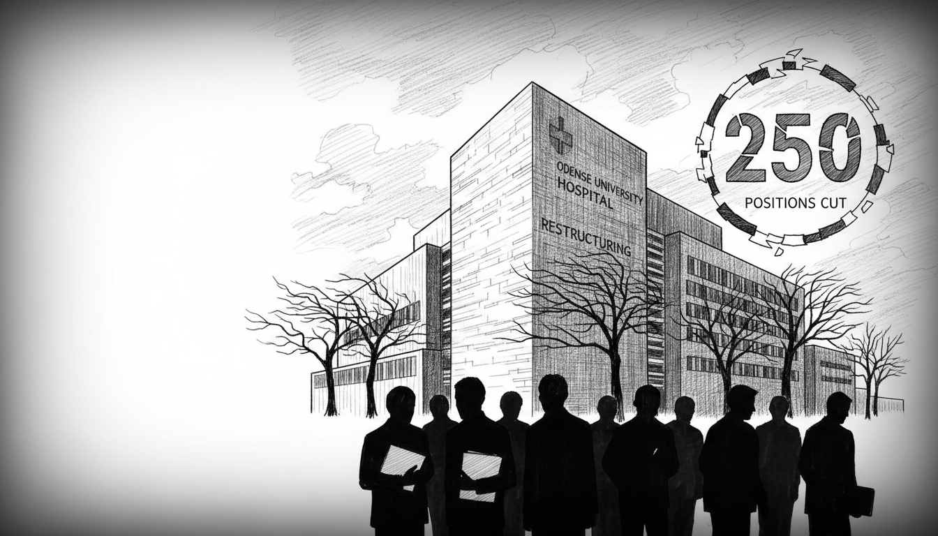 Odense University Hospital to Cut 250 Positions in Major Restructuring