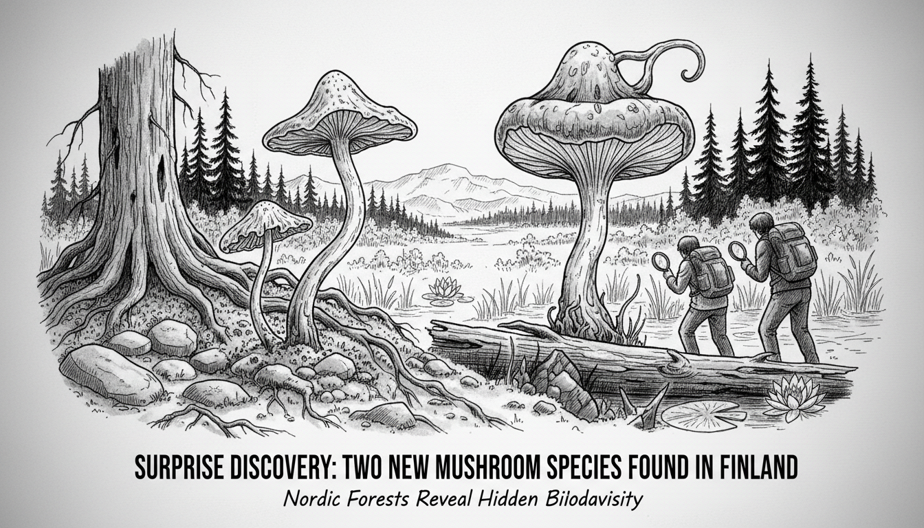 Surprise Discovery: Two New Mushroom Species Found in Finland