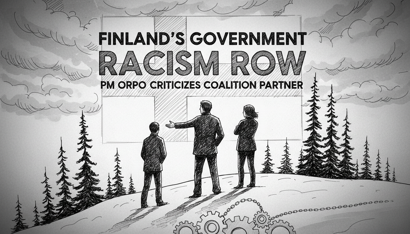 Finland's Government Faces Racism Row: PM Orpo Criticizes Coalition Partner