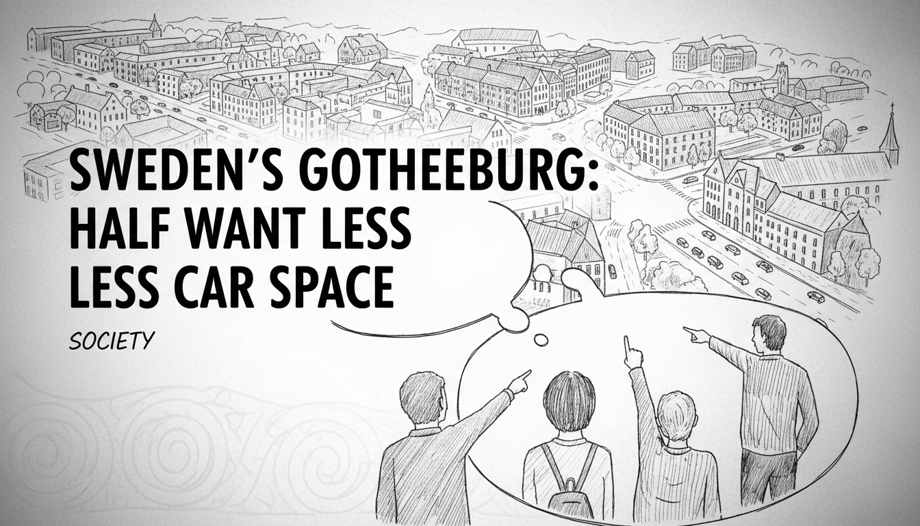 Sweden's Gothenburg: Half Want Less Car Space