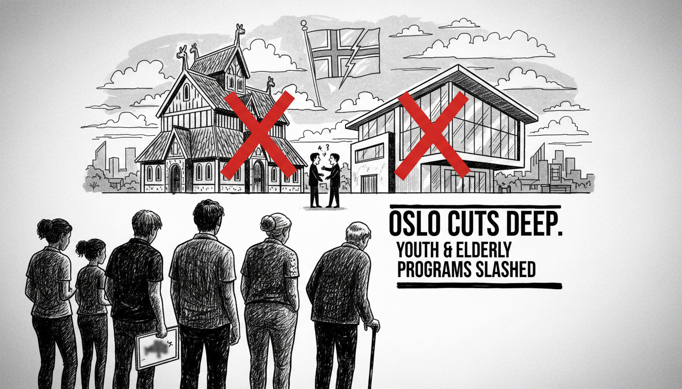 Oslo Faces Deep Community Cuts as Youth and Elderly Programs Slashed