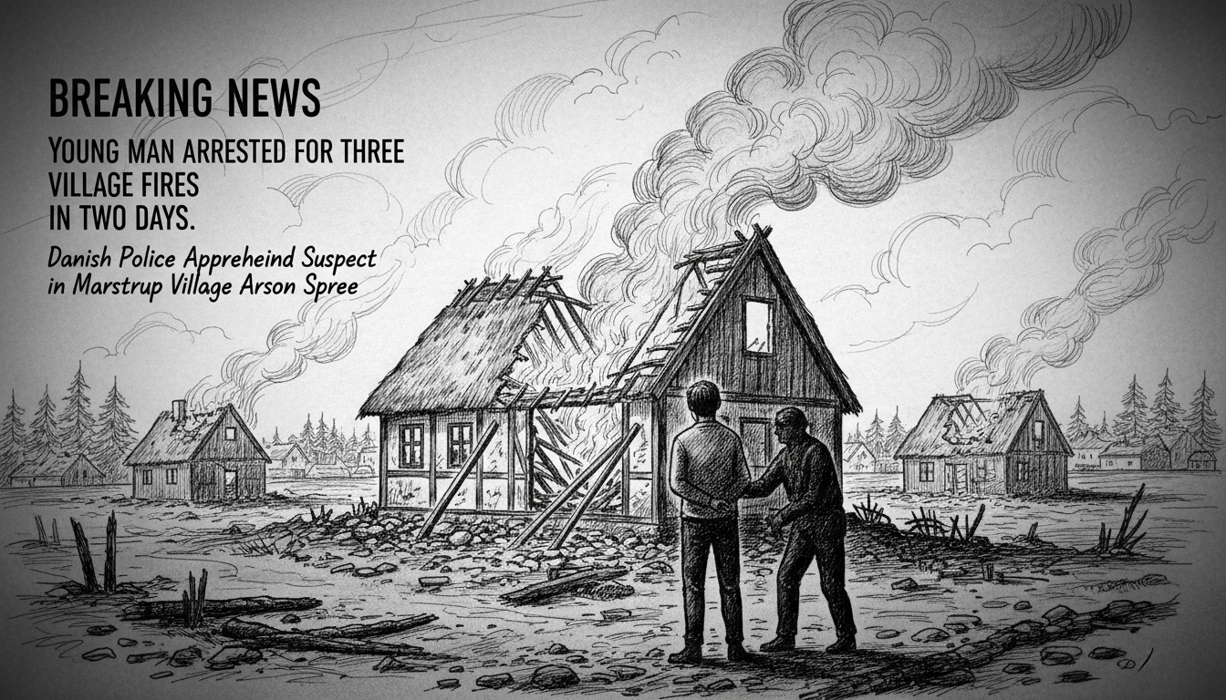 Young Man Arrested for Three Village Fires in Two Days