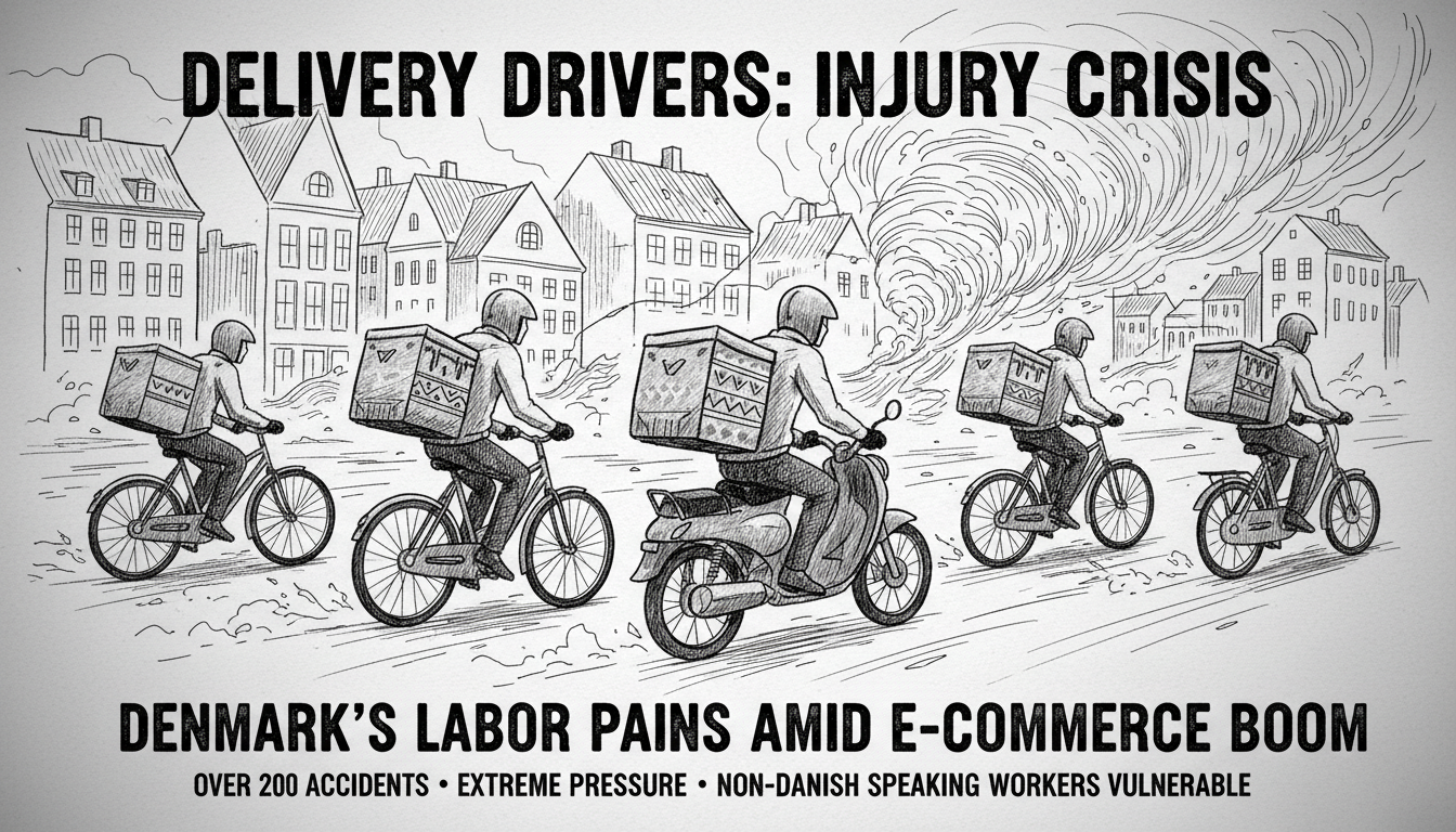 Delivery Drivers Face Rising Injury Rates Amid Work Pressure