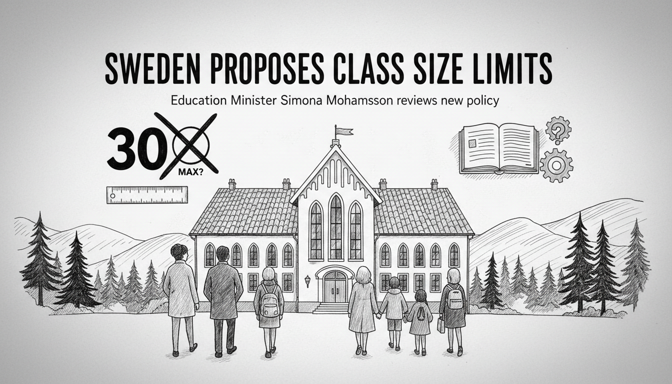 Sweden Proposes Maximum Class Size Limits in Schools