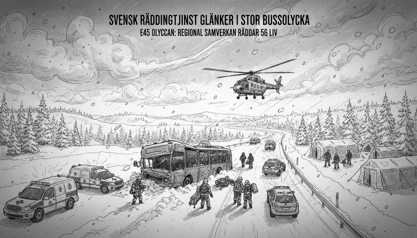 Swedish Emergency Services Excel in Major Bus Accident Response
