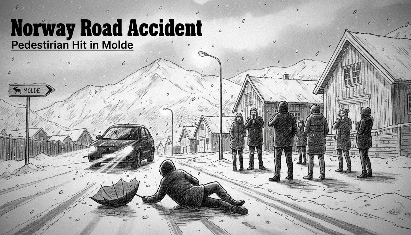 Norway Road Accident: Pedestrian Hit in Molde