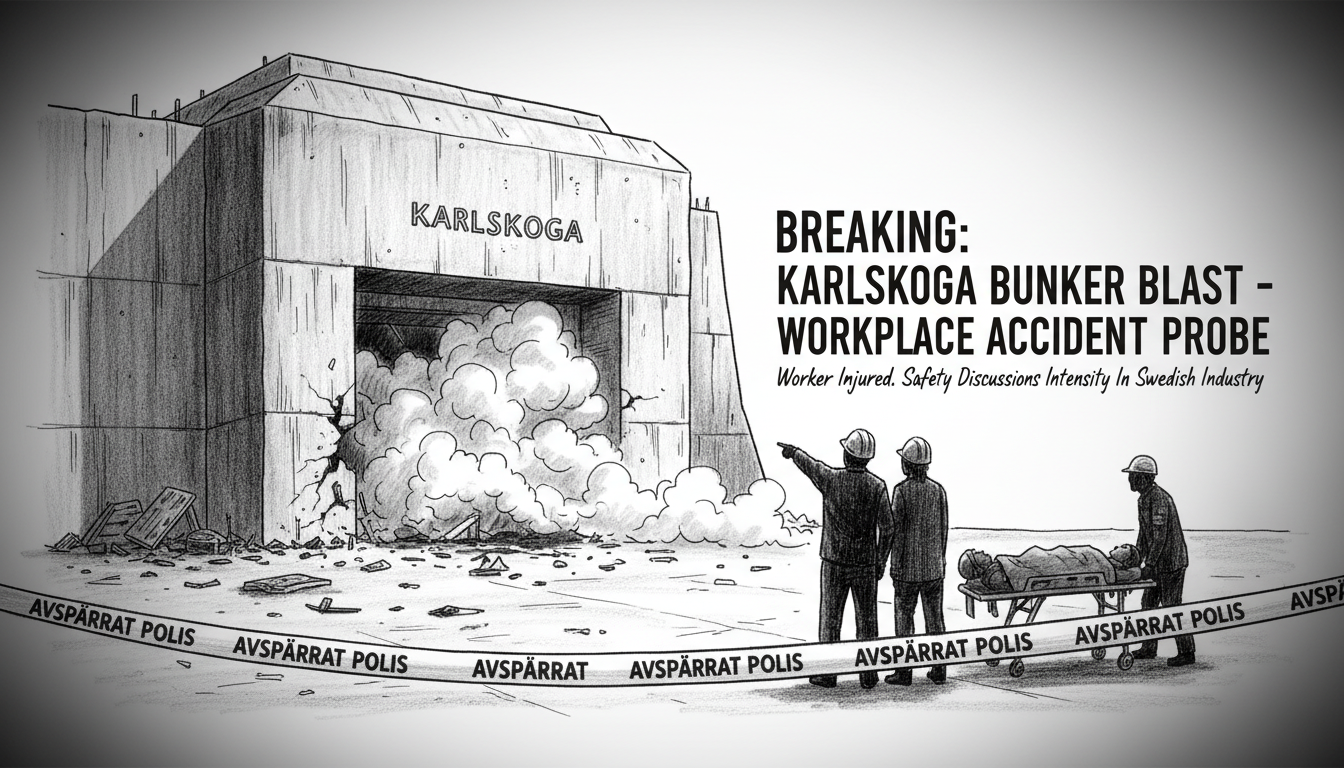 Explosion in Karlskoga Bunker Investigated as Workplace Accident